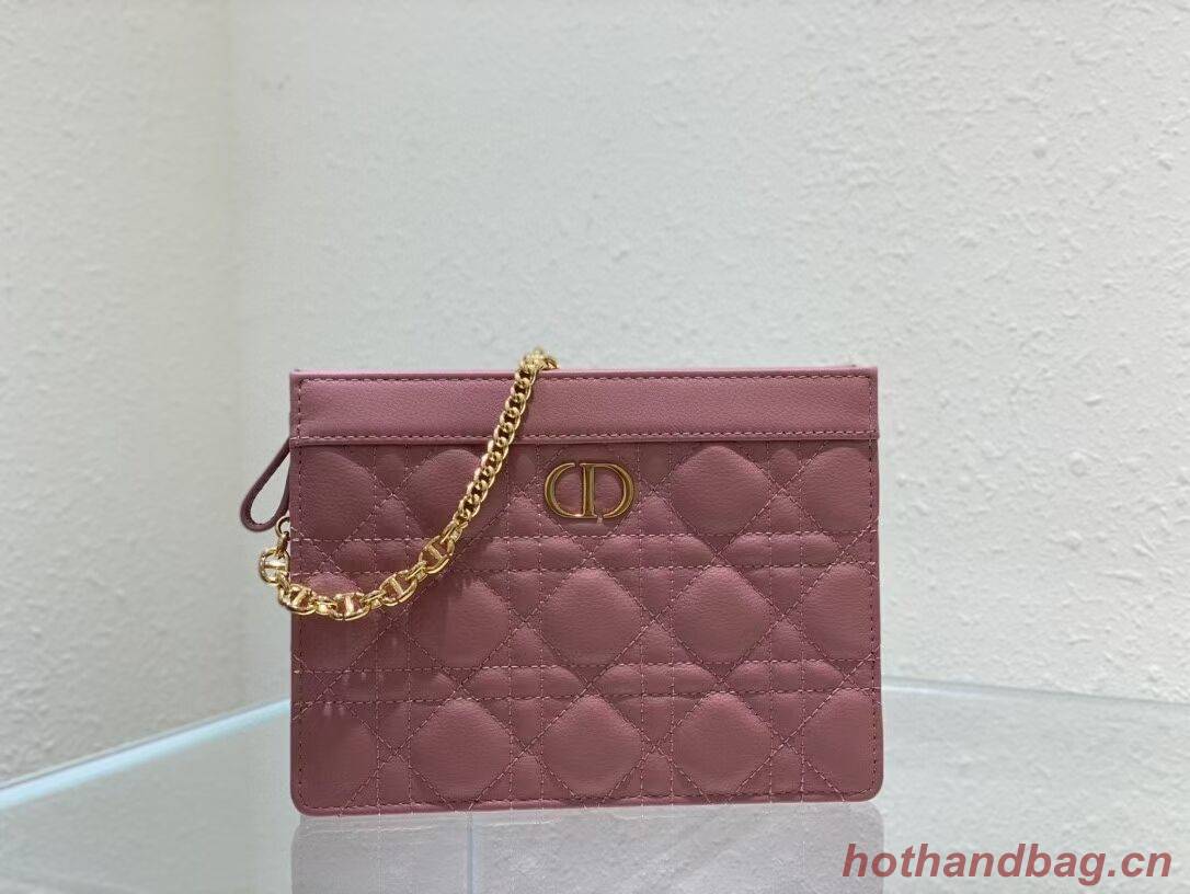 DIOR MINI BOBBY BAG Gradient Cannage Lambskin C4106 pink