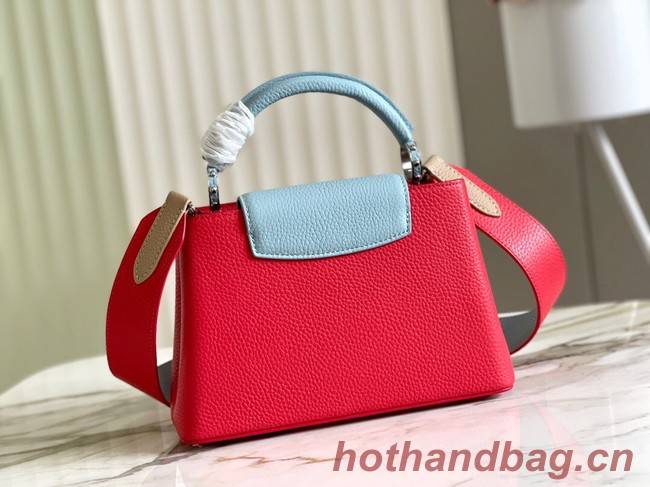 Louis Vuitton CAPUCINES BB M48865 red&sky blue