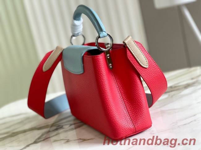 Louis Vuitton CAPUCINES BB M48865 red&sky blue