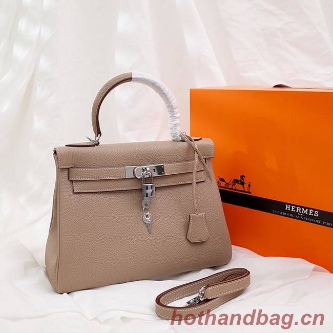 Hermes Kelly Shoulder Bag Original TOGO Leather KY3255 apricot