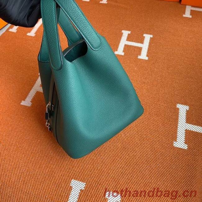 Hermes Picotin Lock Bags Original togo Leather PL3388 blackish green