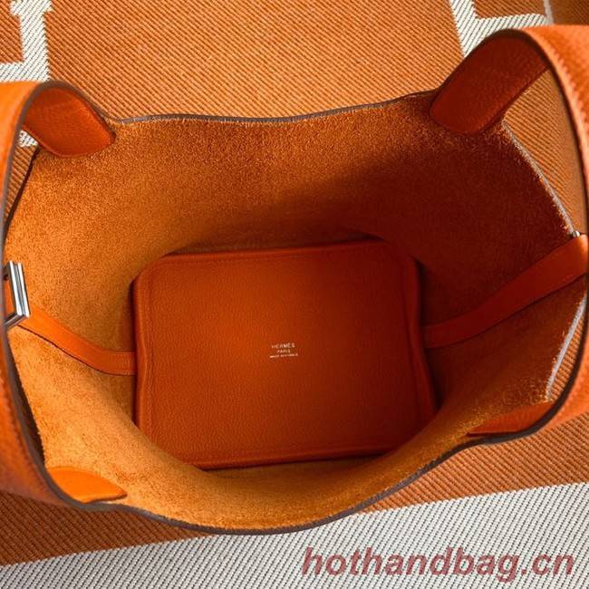 Hermes Picotin Lock Bags Original togo Leather PL3388 orange