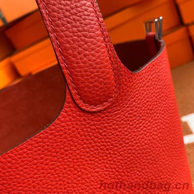 Hermes Picotin Lock Bags Original togo Leather PL3388 red