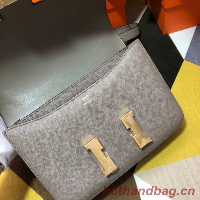 Hermes Original Espom Leather Constance Bag 5333 gray