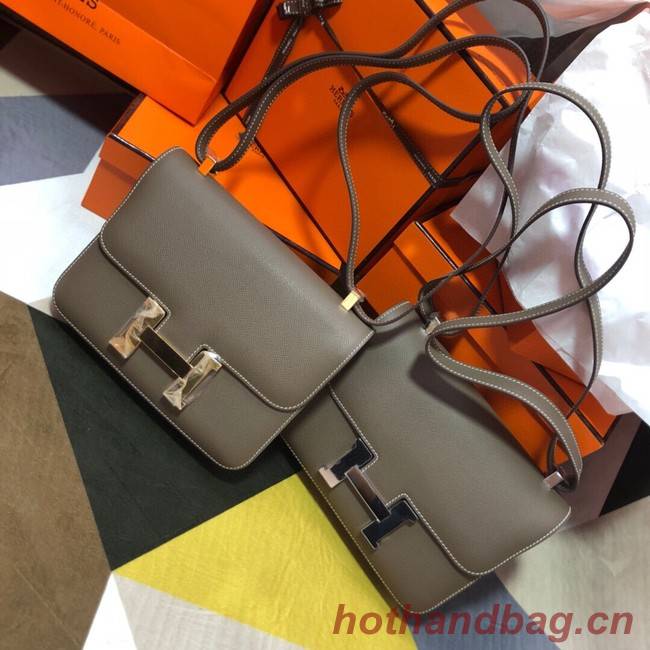 Hermes Original Espom Leather Constance Bag 5333 gray