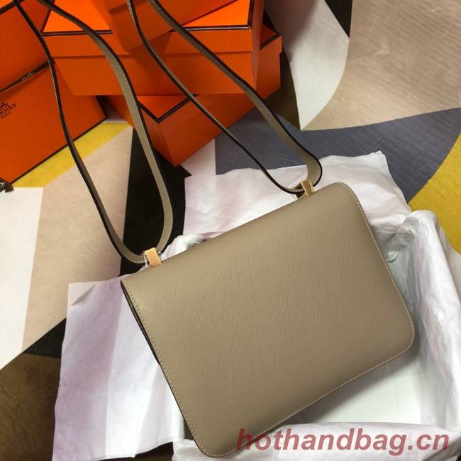 Hermes Original Espom Leather Constance Bag 5333 light gray