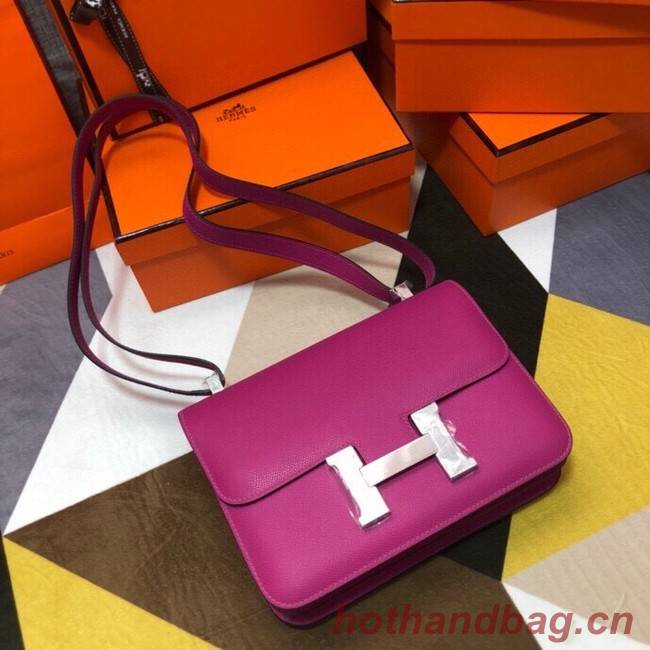 Hermes Original Espom Leather Constance Bag 5333 rose