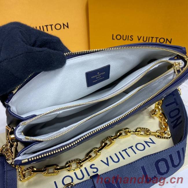 Louis Vuitton COUSSIN PM M58626 Royal blue & white