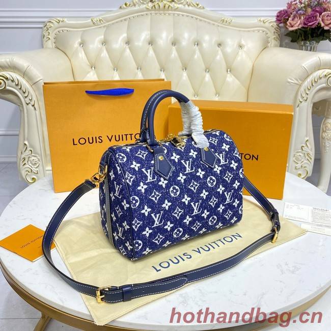 Louis Vuitton Monogram denim M59609 blue