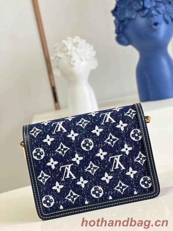 Louis Vuitton DAUPHINE PM M59480 Navy Blue