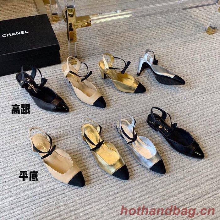 Chanel shoes CH00159 Heel Hight 8CM/Flat Shoes