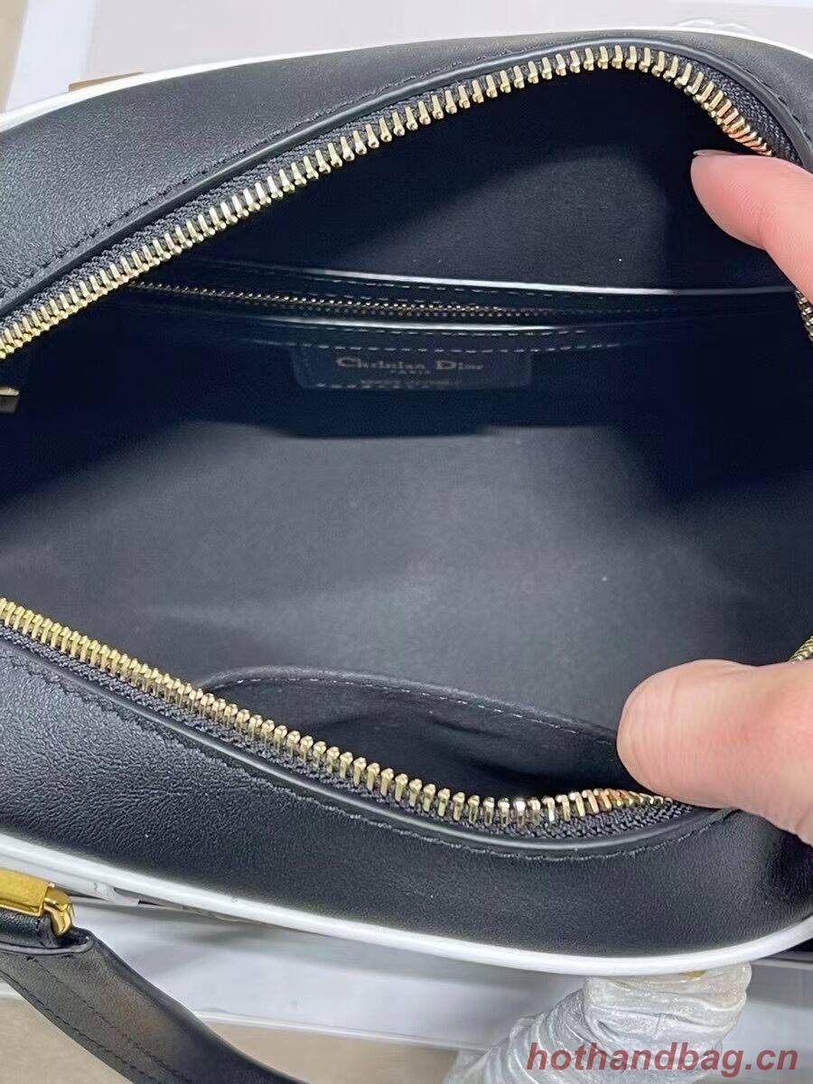 DIOR medium Embossing leather tote Bag A9200 black