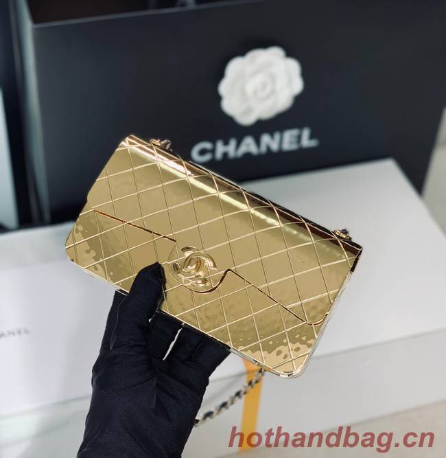 Chanel Box Shoulder Bag C5691 gold