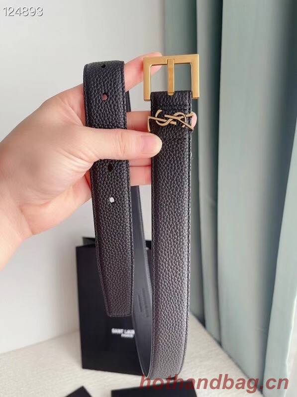 YSL calf leather 30MM BELT SL1459