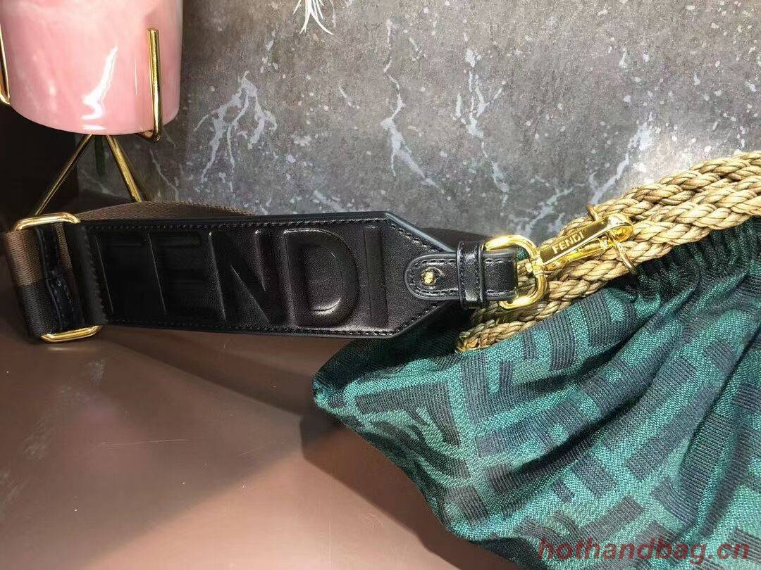 FENDI leather bag F7641 green