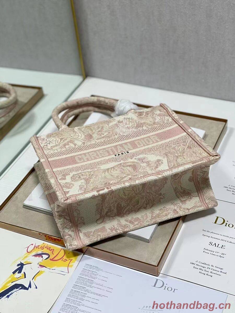 SMALL DIOR BOOK TOTE Embroidery C1331-1