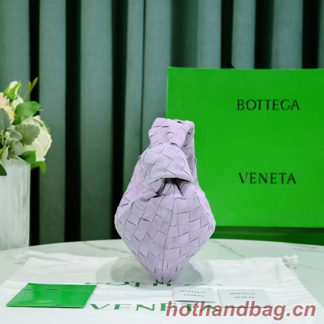 Bottega Veneta Mini intrecciato suede top handle bag 651876V1 Mirth Washed