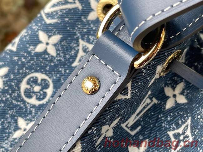 Louis Vuitton Monogram denim M59606 Navy Blue