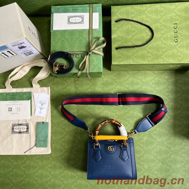 Gucci Diana mini tote bag 702732 Royal blue