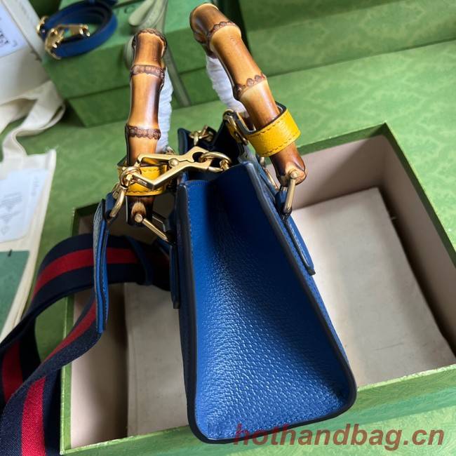 Gucci Diana mini tote bag 702732 Royal blue