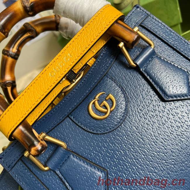 Gucci Diana mini tote bag 702732 Royal blue