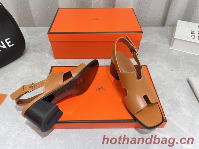 Hermes SANDAL 91085-1 Heel 5.5CM