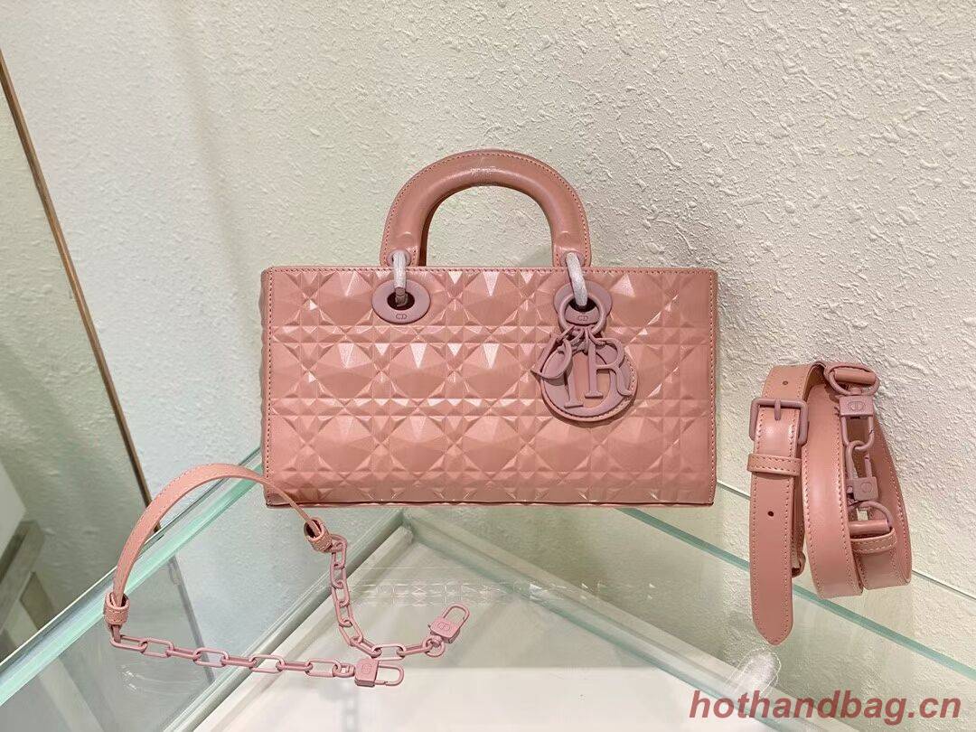 MEDIUM LADY DIOR BAG Cannage Lambskin C2811 pink