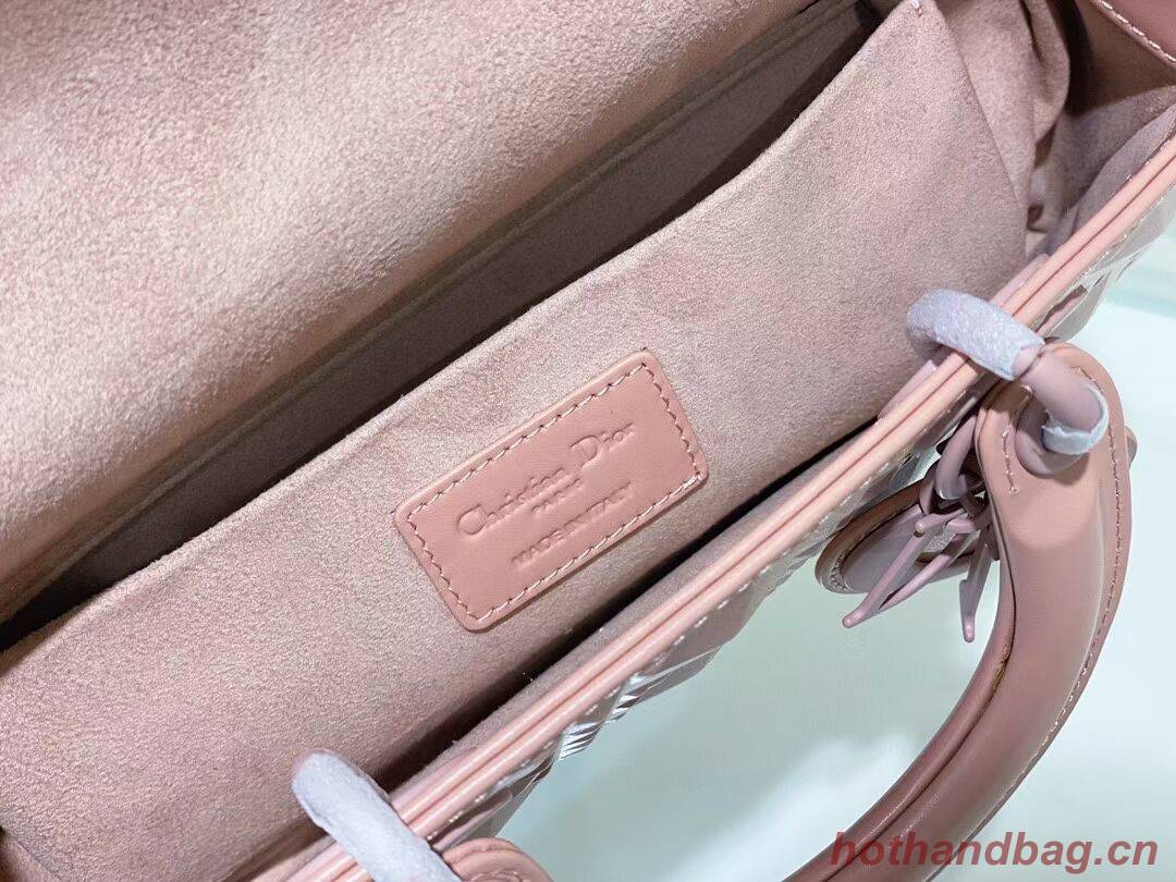 MEDIUM LADY DIOR BAG Cannage Lambskin C2811 pink