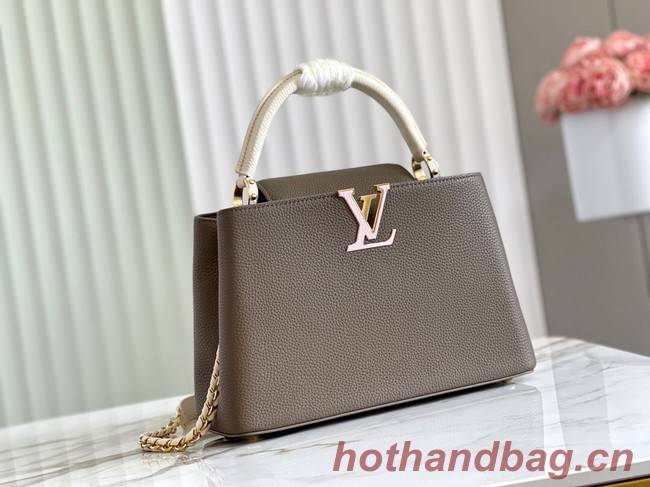 Louis Vuitton CAPUCINES MM M59516 Smokey Brown Green