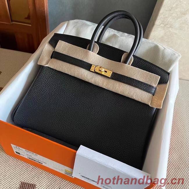 Hermes original Togo Leather HB25O Black