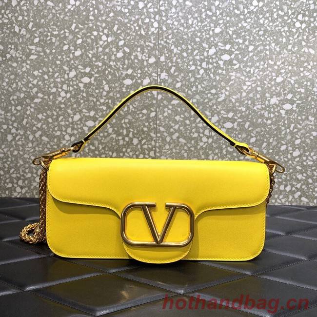 VALENTINO GARAVANI Loco Calf leather bag 2B0K30 yellow