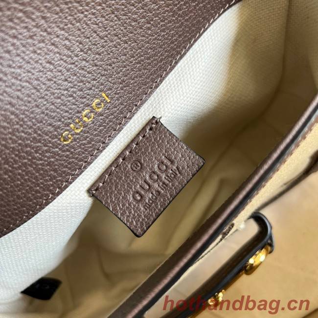 Gucci Horsebit 1955 jumbo GG mini bag 658574 brown