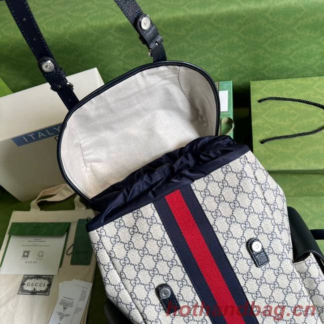 Gucci Ophidia GG medium backpack 598140 Blue