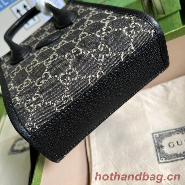 Gucci Mini tote bag with Interlocking G 671623 black