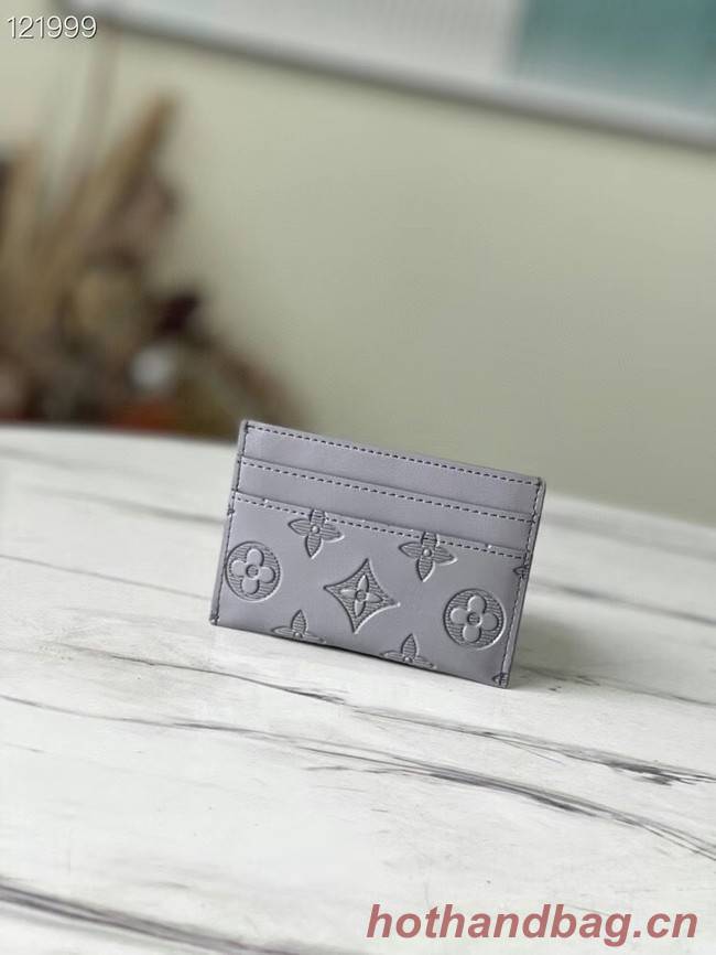 Louis Vuitton DOUBLE CARD HOLDER M81381 Anthracite gray