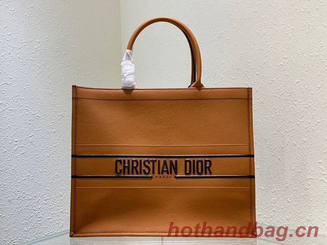 DIOR large leather tote Bag C1286-33 brown