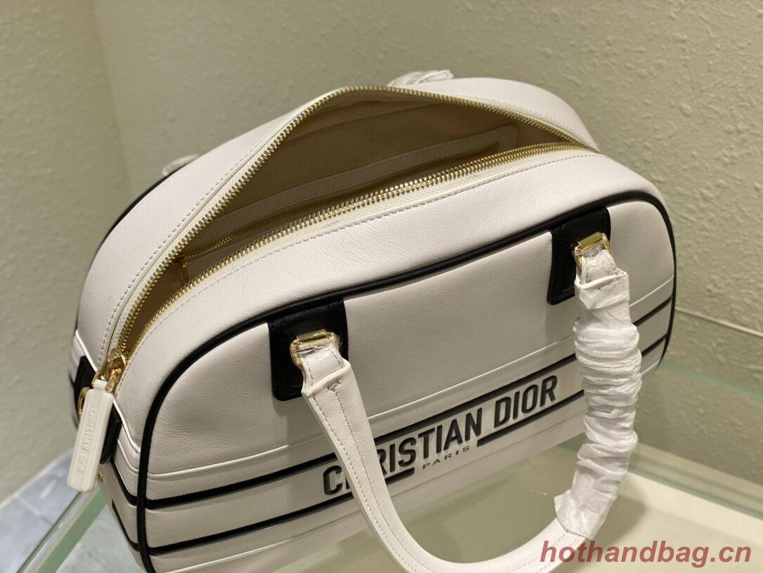 DIOR large leather tote Bag C9178 white