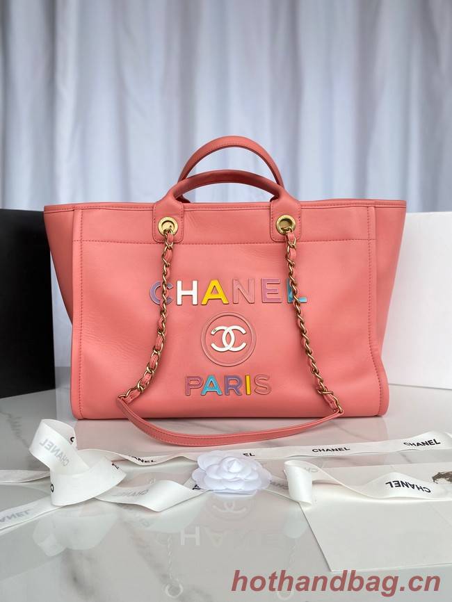 Chanel Original Leather Shopping Bag 66941 pink