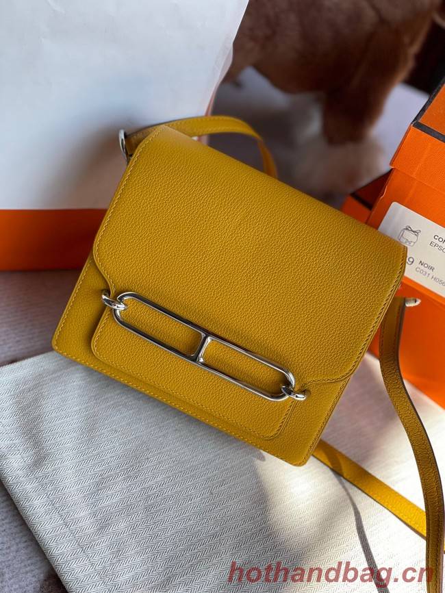 Hermes Roulis 19cm Evercolor 9D H9003 yellow&Silver