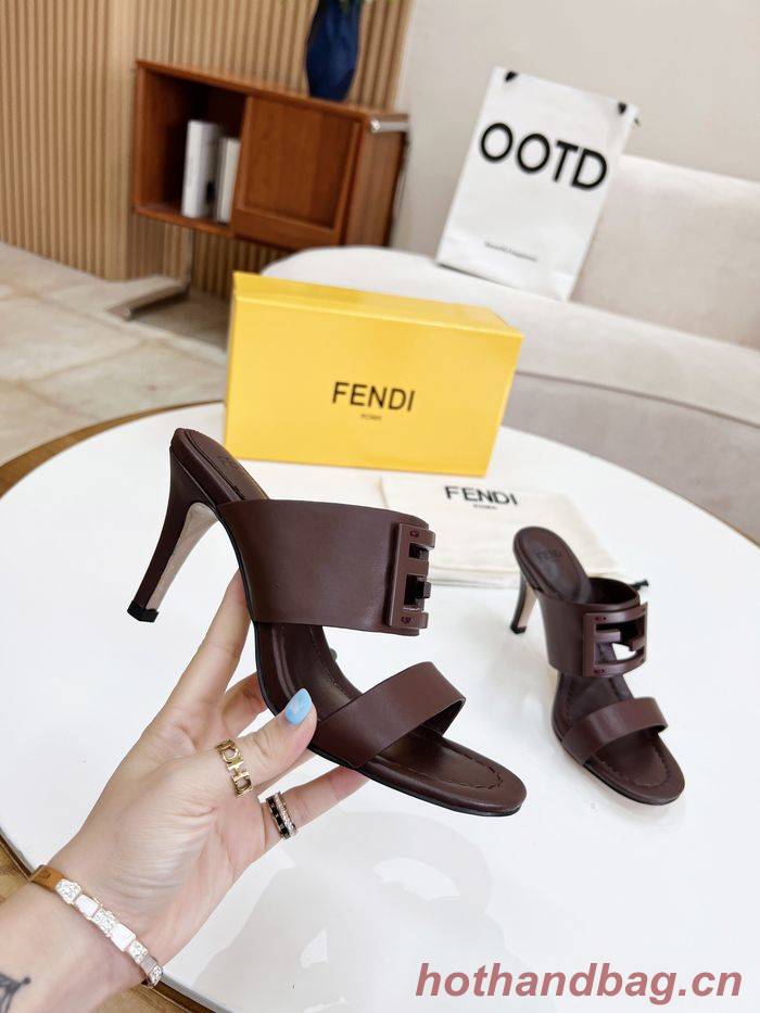 FENDI Shoes FDS00053 Heel 8CM