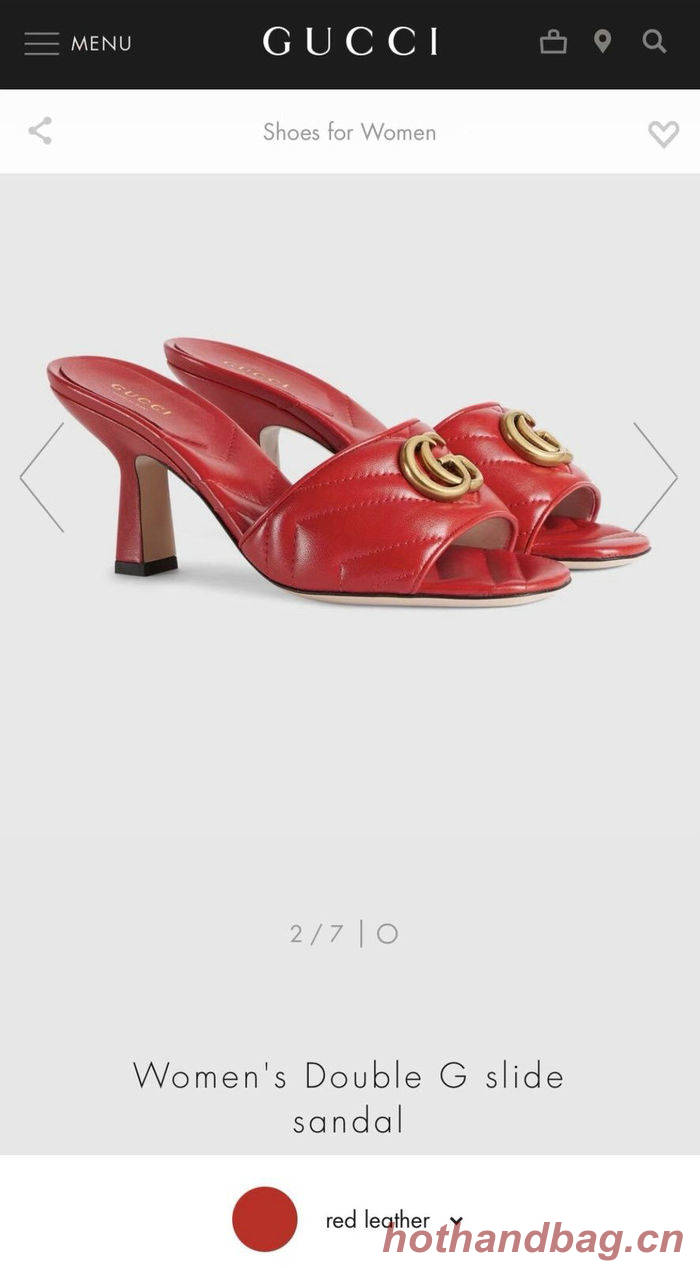 Gucci Shoes GUS00080 Heel 7.5CM