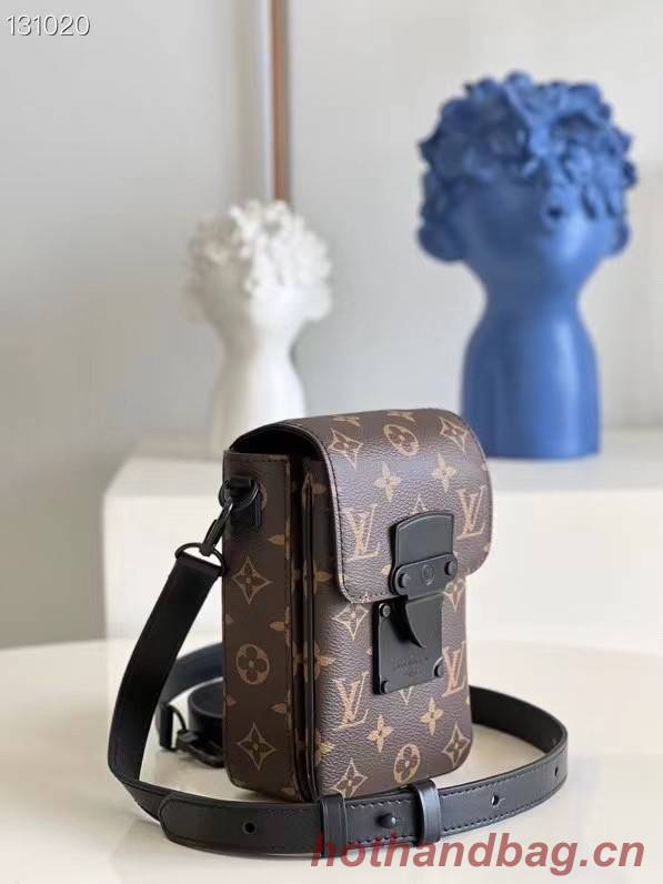 Louis Vuitton Monogram Canvas S-LOCK VERTICAL WEARABLE WALLET M81524 Black