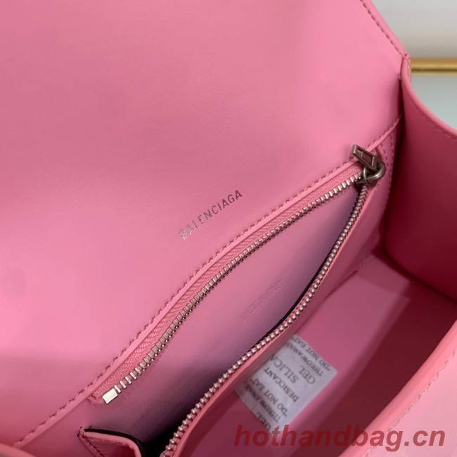 Balenciaga HOURGLASS SMALL TOP HANDLE BAG 592834 PINK