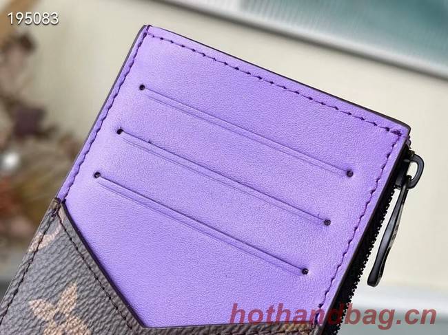 Louis Vuitton COIN CARD HOLDER M81627 purple