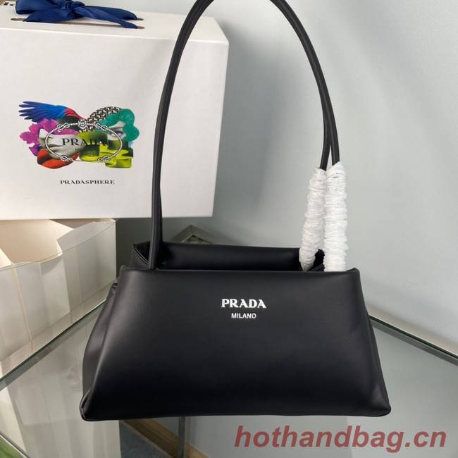 Prada Leather Triangle bag 1BA368 black