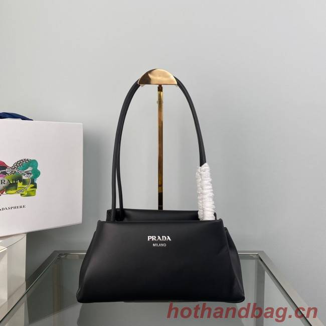 Prada Leather Triangle bag 1BA368 black