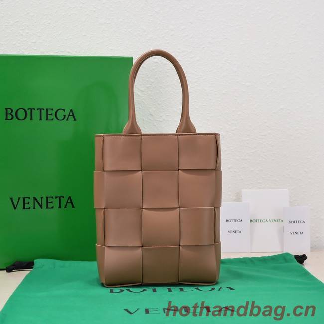 Bottega Veneta Mini Cassette Tote Bag 709341 brown