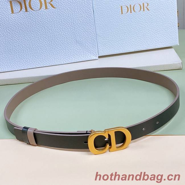 DIOR 30 MONTAIGNE REVERSIBLE BELT Calfskin 20 MM B0179U