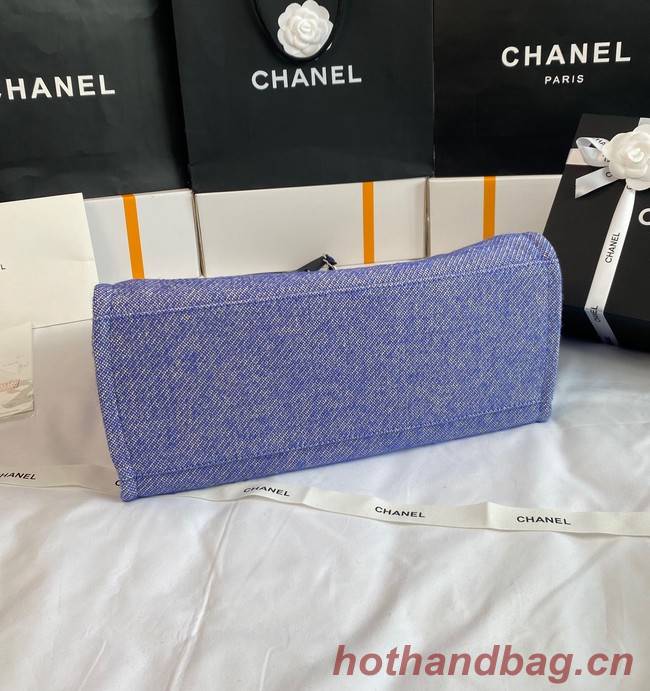 Chanel LARGE SHOPPING BAG A66941 blue&white