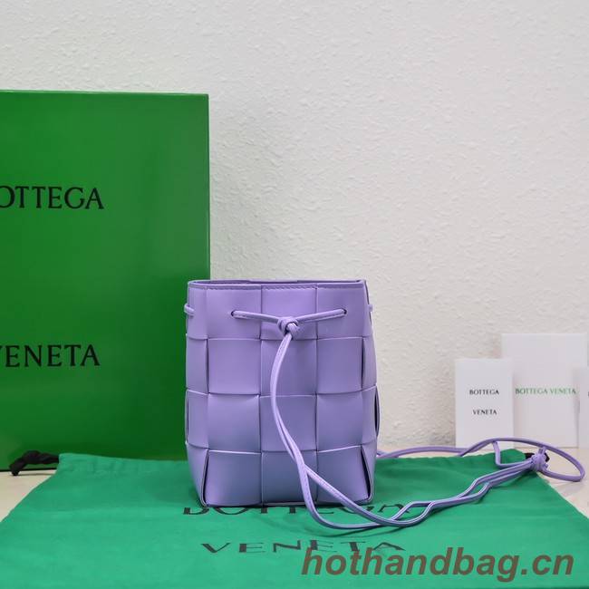 Bottega Veneta Small Cassette Bucket Bag 680218 Wisteria